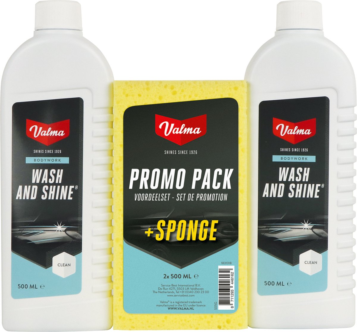 Reinigungsset S05G Wash and Shine Shampoo 2x 500ml