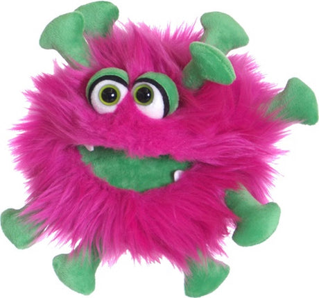 Living Puppets GmbH Living Puppets Handpuppe 20cm Monster Kai rosa grün