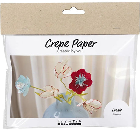 Kreativunternehmen https: www.cchobby.nl mini-hobbyset-crepe-paper-flowers-of-crepe-paper-pastelcolors-1-box