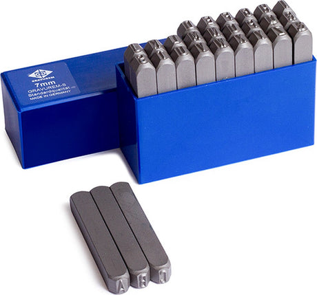Gravur von Bremshubbuchstaben 7 mm