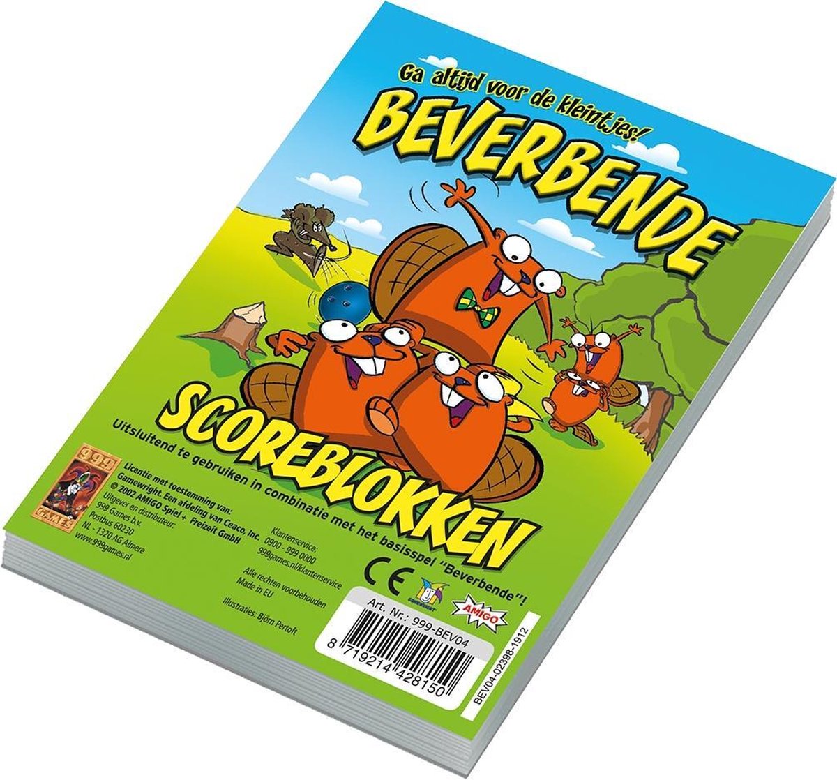 999games 999 Games Beaver Score Blocks – 3 Teile – Kartenspiel