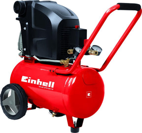 Einhell Elektrokompressor TE-AC 270 24 10 – 1800 W – 10 bar – 24 l Tank – Saugleistung: 270 l min – ölgeschmiert
