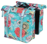 Basilikum Bloom Field Doppelfahrradbeutel, wasserdicht, himmelblau, 35l