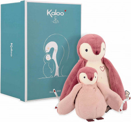 Kaloo-Komplizen – rosa Pinguin mit Kissentuch