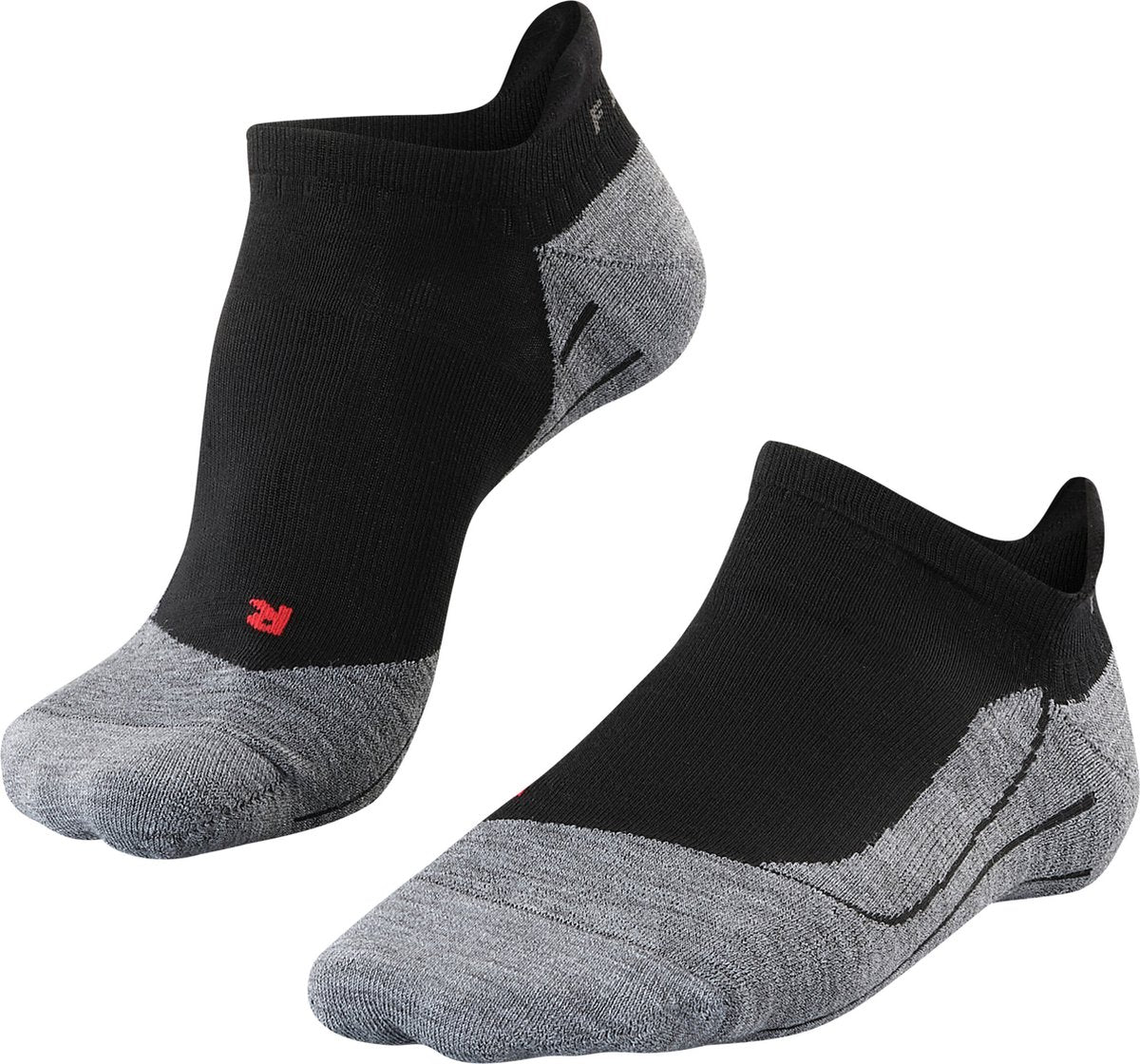 Falke TK5 Invisible Anti-Blister Wandersocken aus dünnem Woll-Funktionsmaterial Herren Schwarz - Größe 42-43