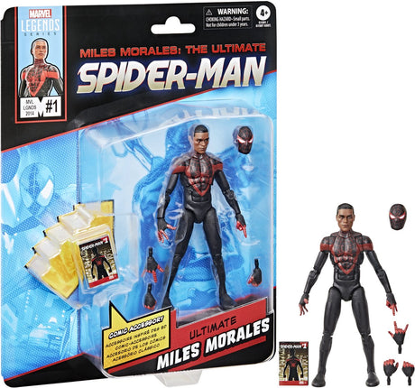 Hasbro Miles Morales: Die ultimative Spider-Man-Marvel-Legenden-Actionfigur Ultimate Miles Morales 15-cm-Actionfigur