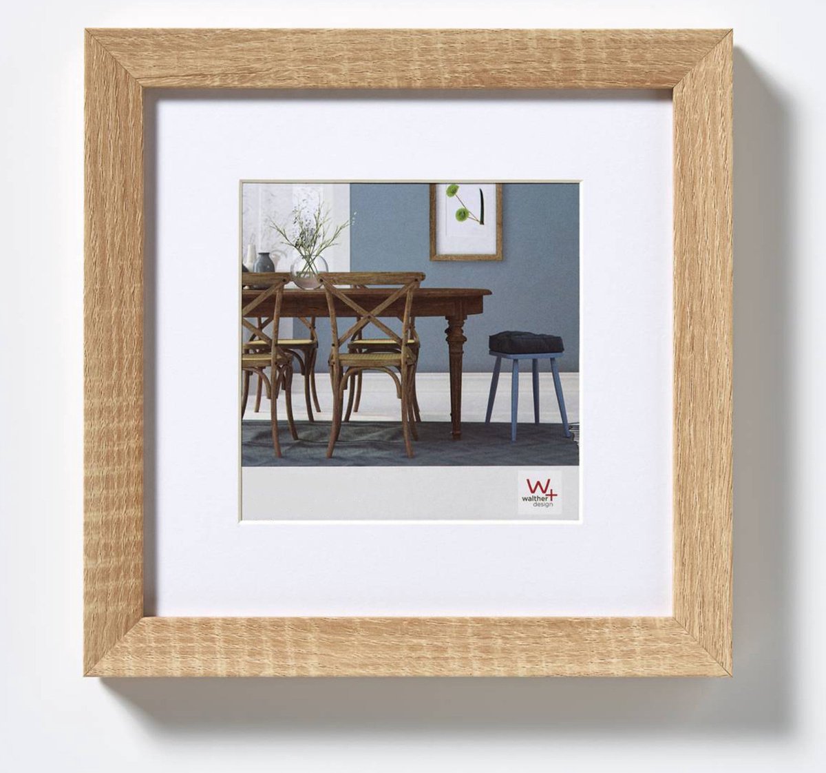 Walther Fiorito – MDF-Holzrahmen – Fotogröße 30 x 30 cm – helle Eiche