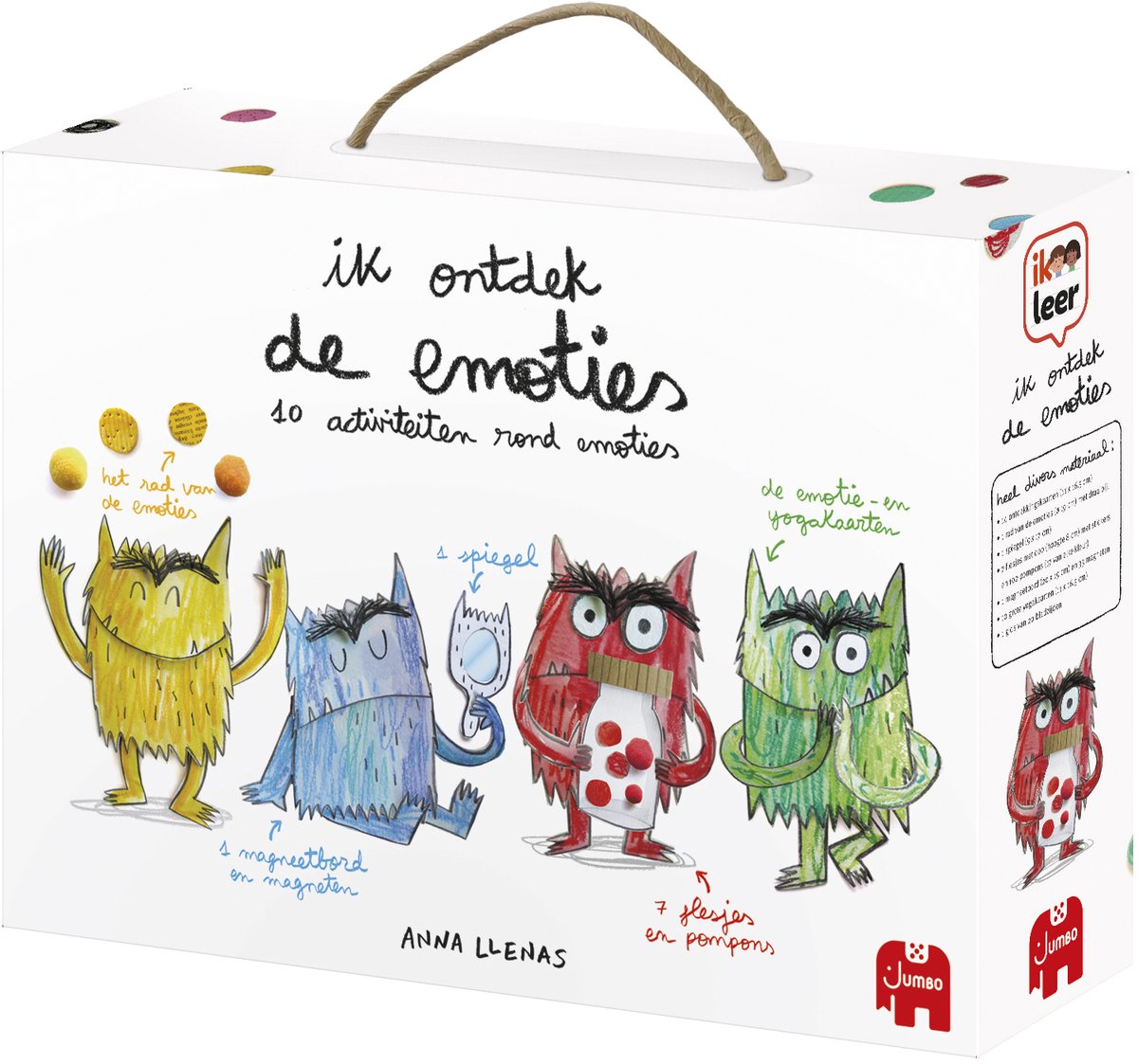 Ik leer jumbo - ontdekken emoties - kleurenmonster - color monster - emoties - vanaf 3 jaar