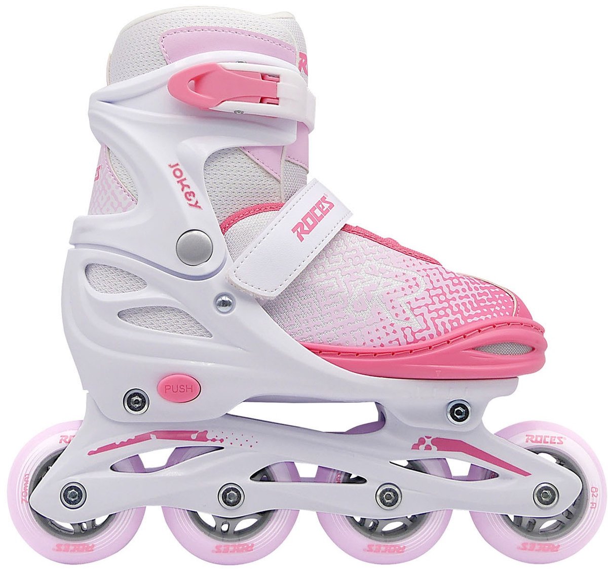 Roces Jokey x Girl Inline-Skates weiß rosa 34-37