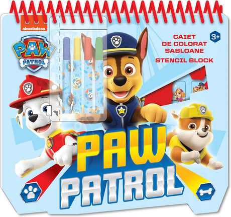 Paw Patrol Schablonen-Zeichenblock A4