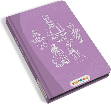 Kidywolf - kidydraw mini tekentablet voor kinderen - prinsessen thema - educatief - 4+ jaar