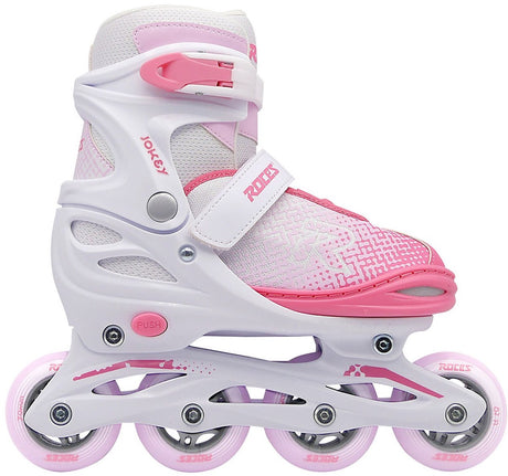 Roces Jokey x Mädchen Inline-Skates weiß rosa 30-33
