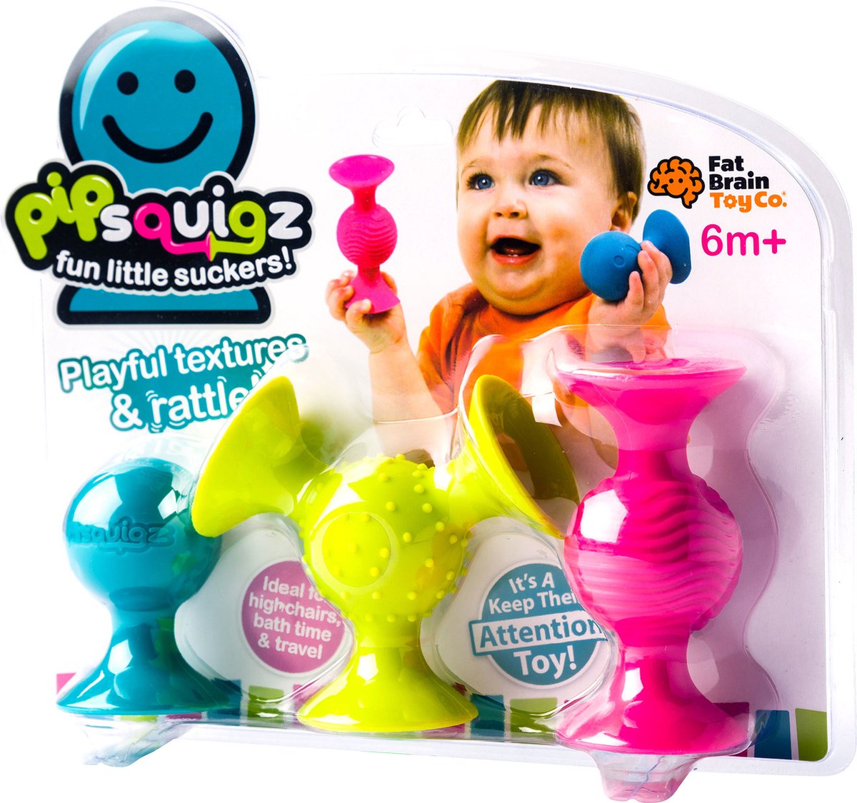 Fat brain toys pip squiz meer dan een rammelaar
