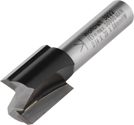 Wolfcraft - Nutfräser 14mm - Fräser - 3922000