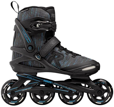 Roces Weft Thread 84 Inline-Skates Erwachsene – 4x84mm Rollen – Fitness-Inline-Skates – Schwarz Blau – Größe 42