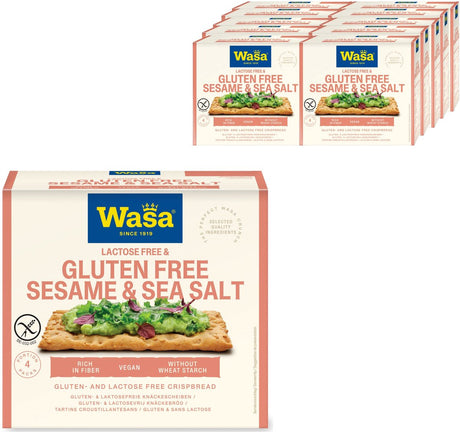 Wasa glutenfreies Knäckebrot Sesam Meersalz 10x240g