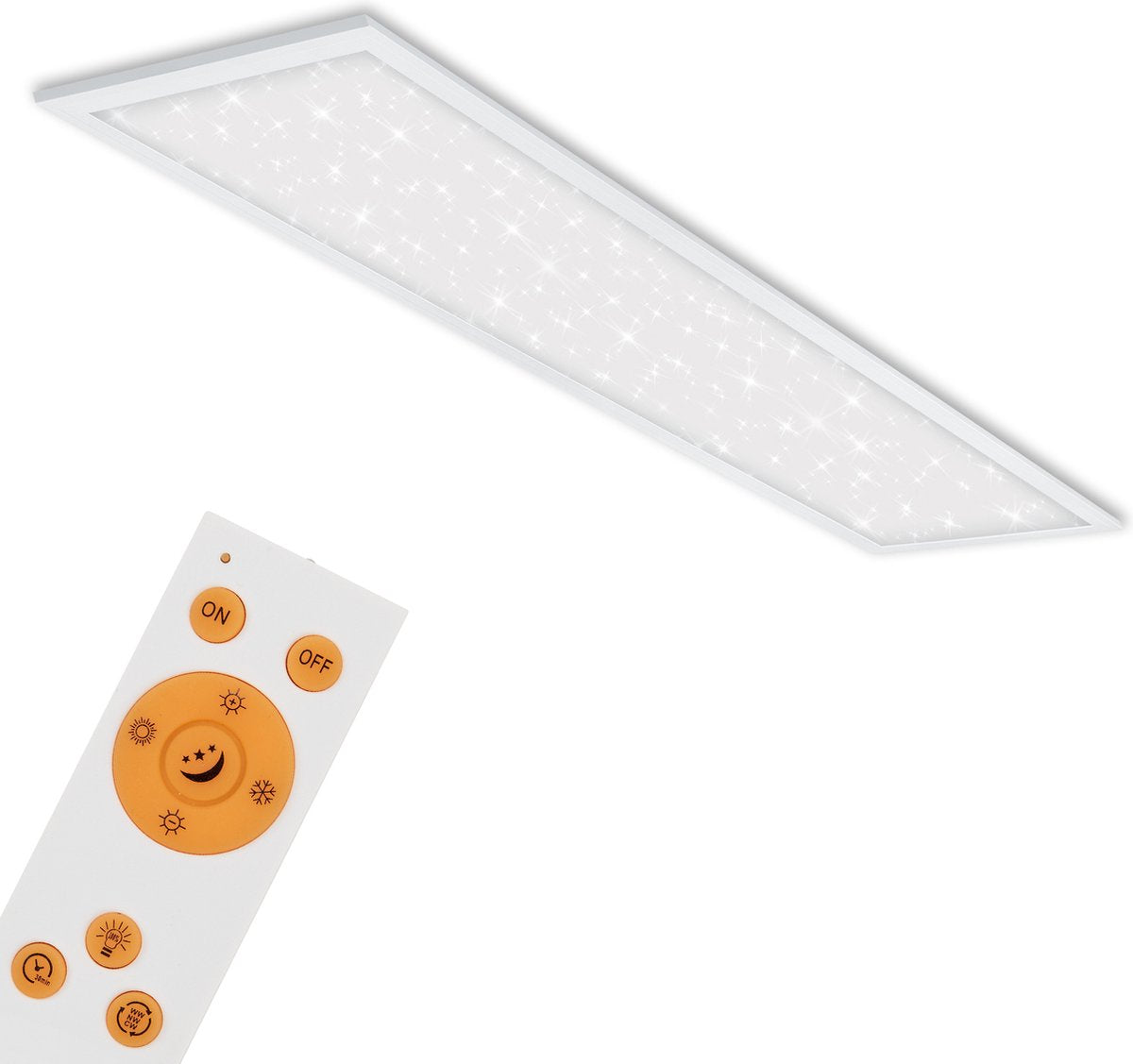 Briloner - Deckenleuchte - Panel LED 36w 3800lm 3000-6500k 120x30cm biały z pilotem zdalnego sterowania