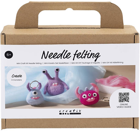 Creativ Company Mini Hobbyset Nadel fühlte Monster