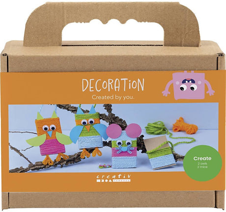 Kreativunternehmen https: www.cchobby.nl mini-hobbyset-decoration-mice-and-owls-various-colors-1-box