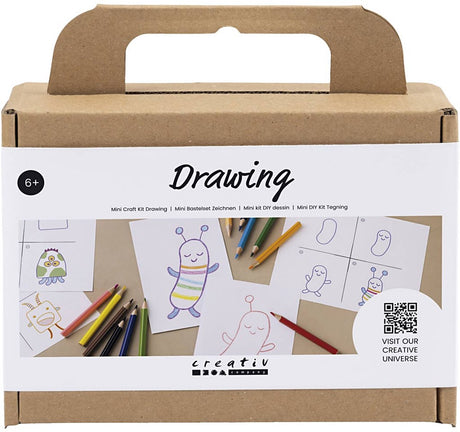 Creativ Company Mini-Hobby-Set Zeichnen, Muster, 1 Box