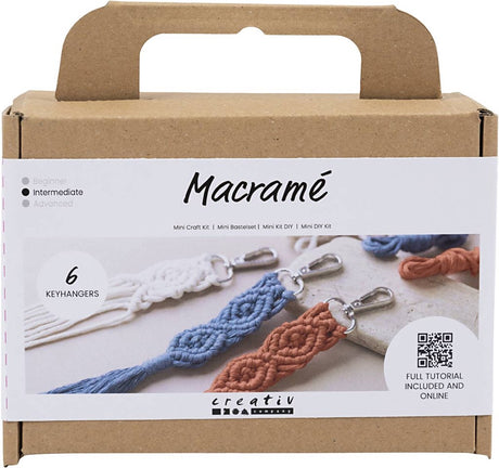 Kreativfirma Mini Hobbyset Makrame Schlüsselketten