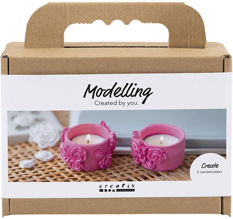 Kreativunternehmen https: www.cchobby.nl mini-hobbyset-boetseren-theelichthouders-roze-1-doos