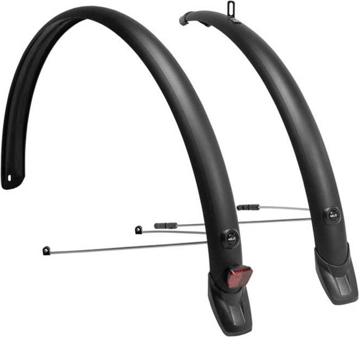 XLC MG-F06 Schutzblech-Citybike-Set – 28 Zoll 51 mm – PVC – passend für City-Tourenrad