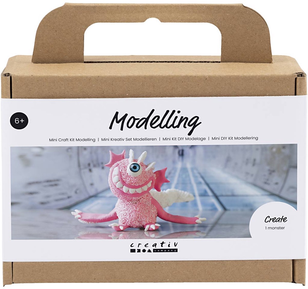 Kreativunternehmen https: www.cchobby.nl mini-hobbyset-boetseren-monster-sally-lichtroze-1-doos
