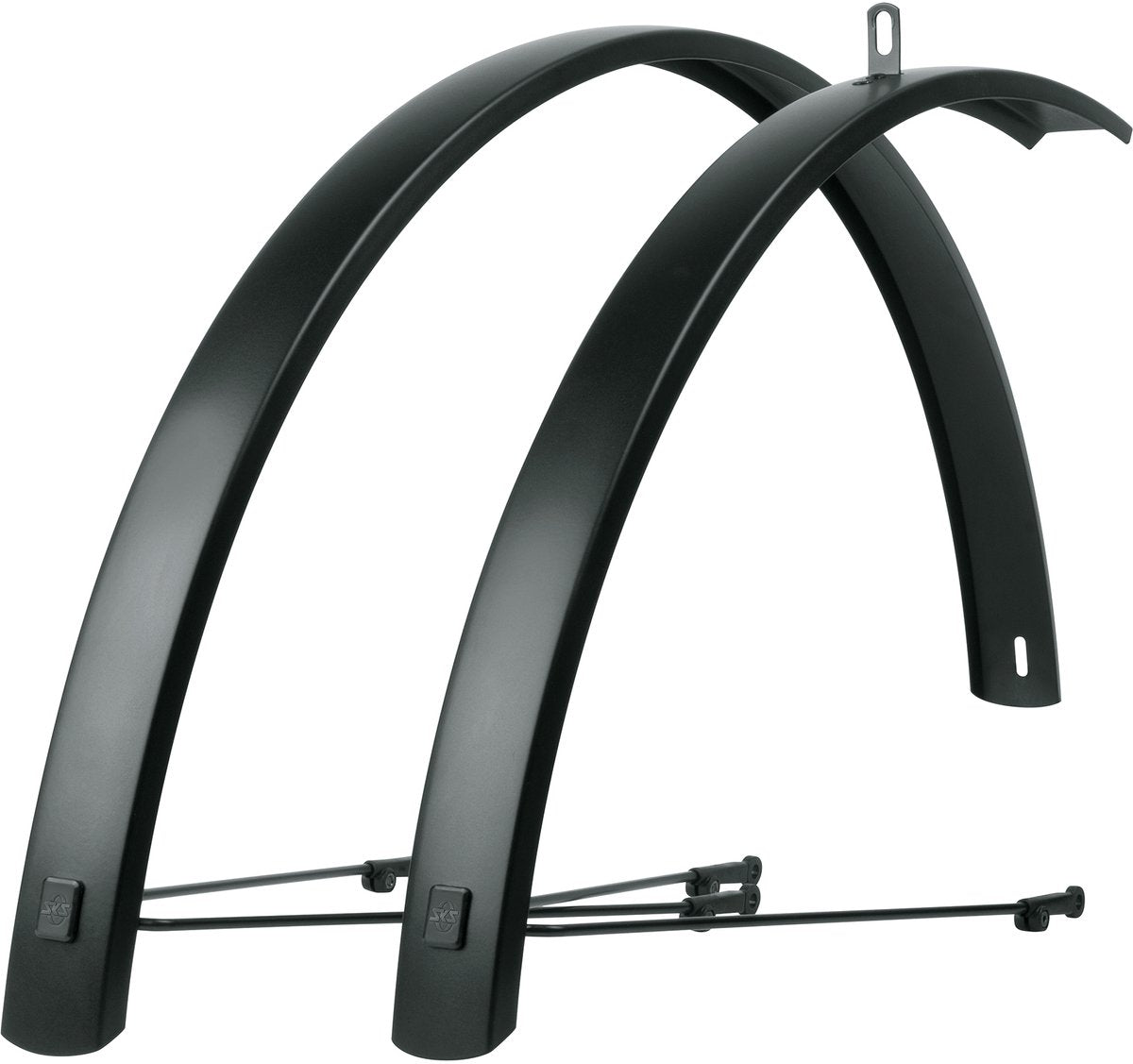 SKS Fender Set 28 (622) Rand Al 46mm Aluminium Schwarz