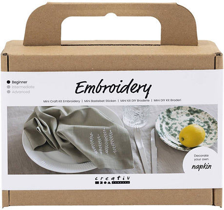 Kreativunternehmen https: www.cchobby.nl mini-hobbyset-embroidery-napkin-dusty-green-1-box