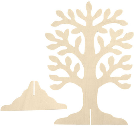 Das kreative Unternehmen schmückt Ihren Holzbaum