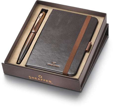 Sheaffer Kugelschreiber – Geschenkset 100 9374 – Kaffee-Edition – mit kleinem Notizbuch SF-G2937451-4