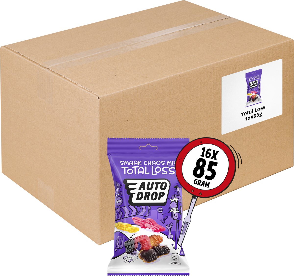 Autodrop Snackpaket Total Loss (16x 85gr)