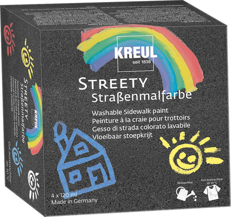 Creativ Company Kreul Streety Sidewalk Gehwegfarben-Set 4x120 ml