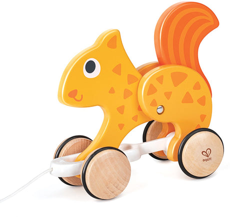 Hape Nachziehtier Eichhörnchen aus Holz - - ab 12 Monaten