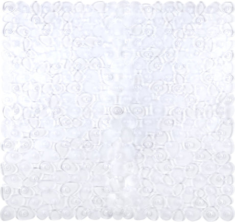Differnz lapis anti-slip inlegmat douche 54x54cm transparant