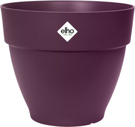 Elho vibia campana rond 30 - bloempot voor buiten met afwateringsgaten - 100% gerecycled plastic - ø 29.8 x h 25.8 cm - esdoorn paars