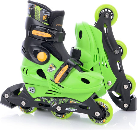 Tempish – Baby-Skate-Set Racer – Inline-Skates – Kinder – verstellbar – inklusive Sicherheitsset – Größe 26-29