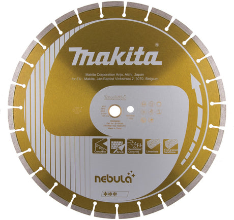 Makita Diamant-Trennscheibe Nebel 400 x 25,40 x 10 mm - Nebel