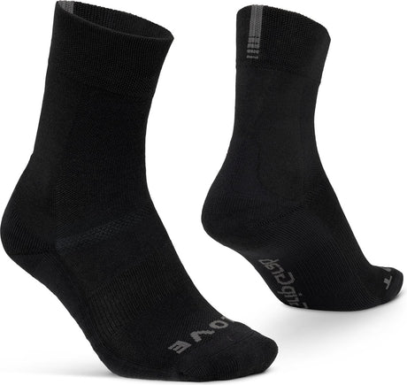 Gripgrab - Thermo SL Winter Radsocken isolierende Radsocken - Schwarz - Unisex - Größe L