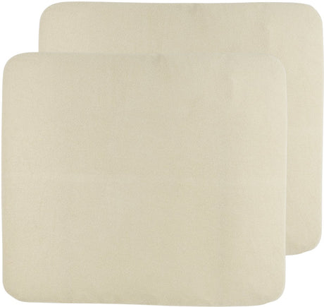 Meyco Baby Uni Wickelauflagenbezug – 2er-Pack – Frottee – weicher Sand – 85 x 75 cm