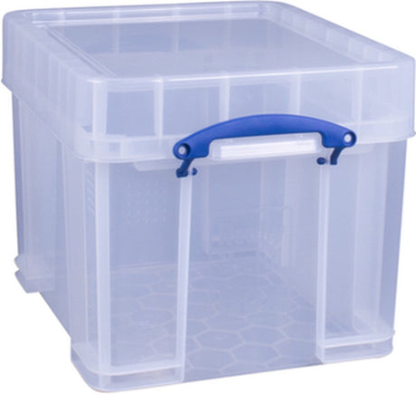 Wirklich nützliche Aufbewahrungsbox 35 Liter 480x390x345 mm transparent weiß