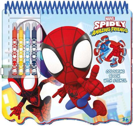 Toyland Spinnen-Schablonen-Zeichenblock