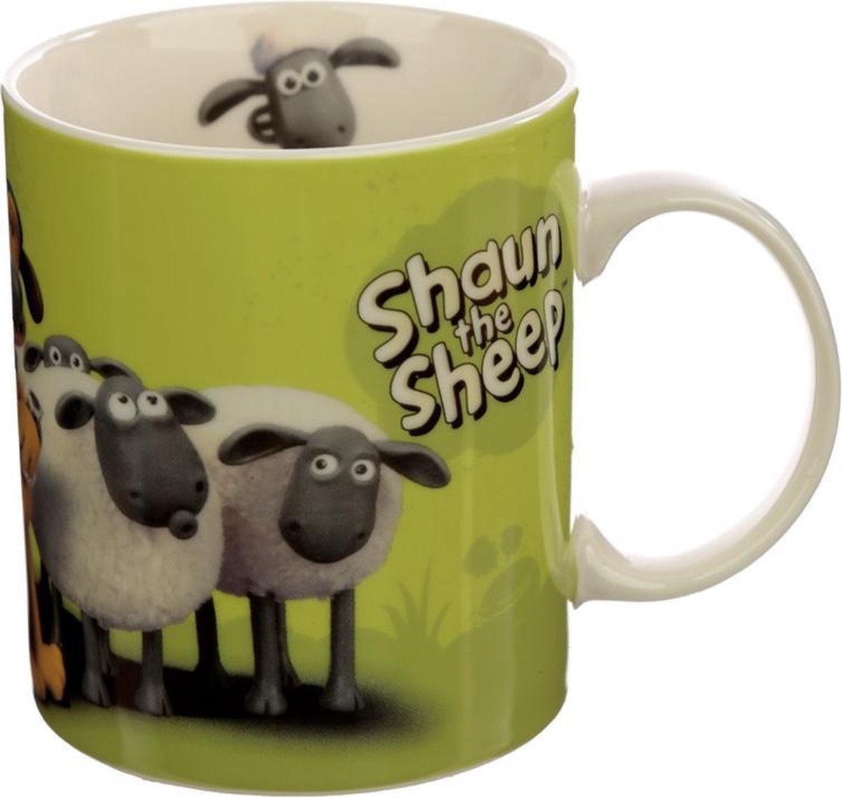Shaun das Schaf Porzellanbecher – grün