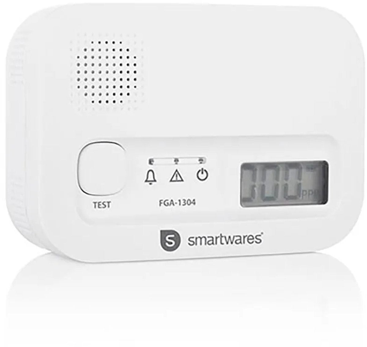 Smartwares FGA-13041 Kohlenmonoxidmelder, 10 Jahre Sensor, 3 Jahre Batterien