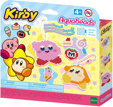 Aquabeads kirby sleutelhangerset- 700 parels die met water plakken- knutselset