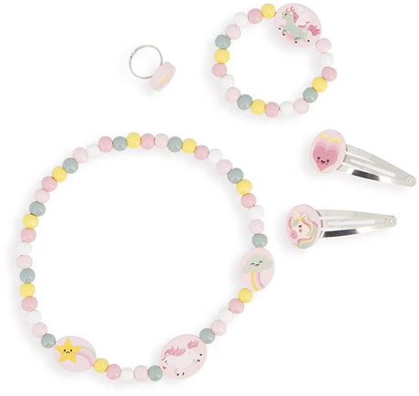 Janod - Einhorn - Einhorn-Schmuckset - Schmuck und Haarspangen