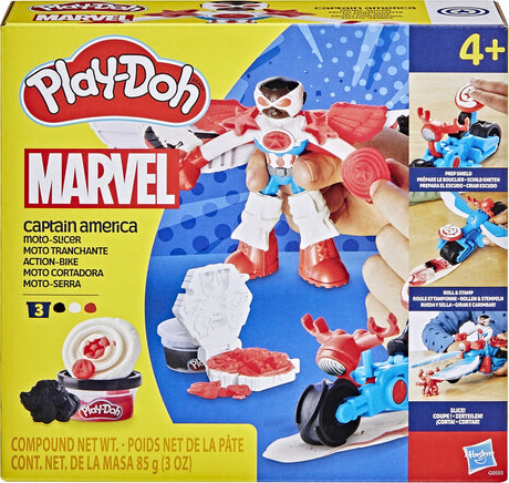 Playdoh Captain America Moto Slicer