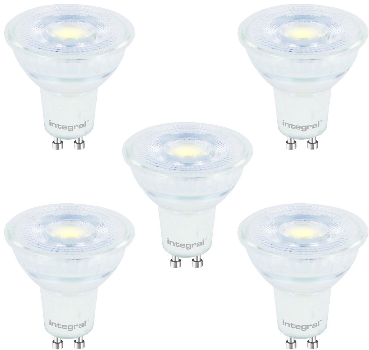 Integriertes 5er-Pack – GU10-LED-Spot – 3,6 W – 4000 K Neutralweiß – dimmbar