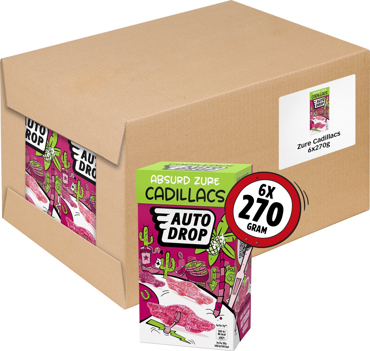 Autodrop Mixbox saure Cadillacs (6x 270gr)